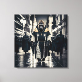 Concept Art Wall: Gorilla in Monastic Robes Leinwanddruck