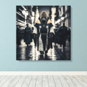 Concept Art Wall: Gorilla in Monastic Robes Leinwanddruck (Insitu (Holzboden))