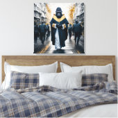 Concept Art Wall: Gorilla in Monastic Robes Leinwanddruck (Insitu (Schlafzimmer))