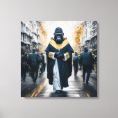 Concept Art Wall: Gorilla in Monastic Robes Leinwanddruck (Vorderseite)
