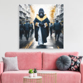 Concept Art Wall: Gorilla in Monastic Robes Leinwanddruck (Insitu (Wohnzimmer))