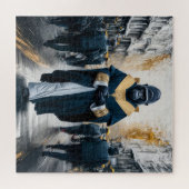 Concept Art Wall: Gorilla in Monastic Robes Puzzle (Horizontal)