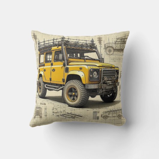 Concept Defender Throw Kissen (Rückseite)