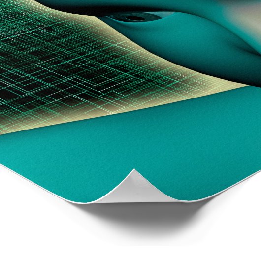 Concept Image of Female Body with Brain 1 Poster (Ecke)