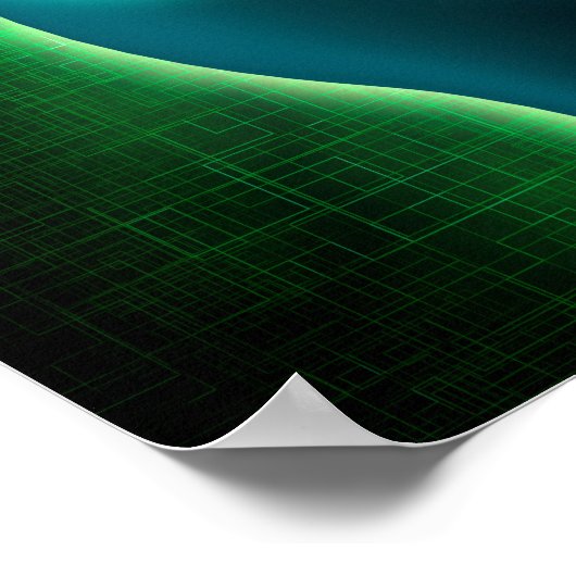 Concept Image of Female Body with Brain 2 Poster (Ecke)