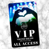 Concept Logo All Access Event VIP Abzeichen Ausweis