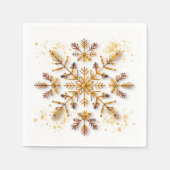 Concept Snowflake: Christmas Snowflake Napkins Serviette (Vorderseite)