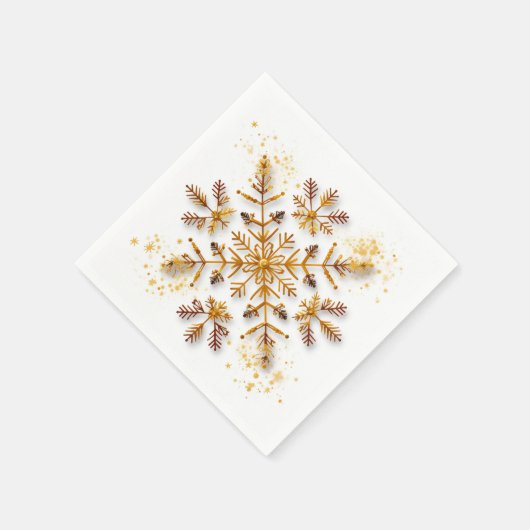 Concept Snowflake: Christmas Snowflake Napkins Serviette (Ecke)