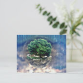 Concept Tree Postkarte (Stehend Vorderseite)