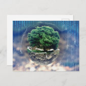 Concept Tree Postkarte (Vorne/Hinten)