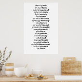 Conceptos opuestos poster (Küche)