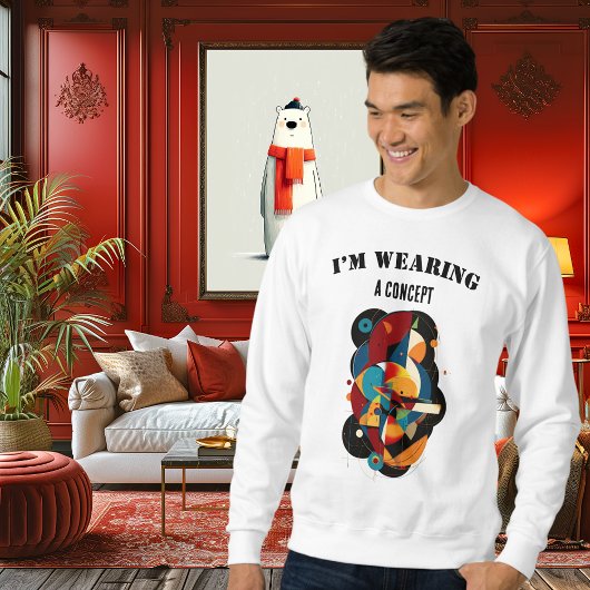 Conceptual Geometric Art – Modern Abstract Humor T-Shirt