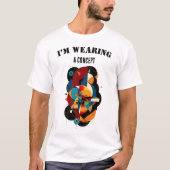 Conceptual Geometric Art – Modern Abstract Humor T-Shirt (Vorderseite)
