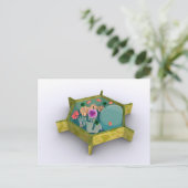 Conceptual Image of a Pflanze Cell Postkarte (Stehend Vorderseite)