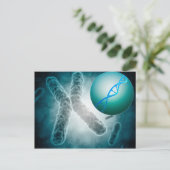 Conceptual Image of a Telomere show DNA Postkarte (Stehend Vorderseite)