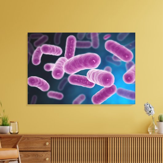 Conceptual Image of Bacteria 3 Leinwanddruck (Insitu (Wohnzimmer))