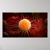 Conceptual Image Of Cancer Virus 1 Poster (Vorne)