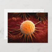 Conceptual Image of Cancer Virus 1 Postkarte (Vorne/Hinten)