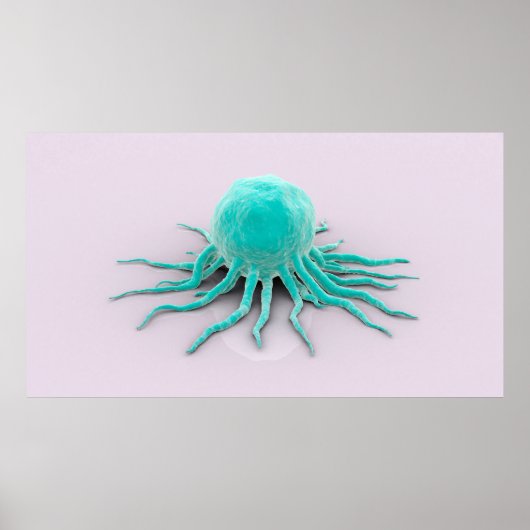 Conceptual Image of Cancer Virus 2 Poster (Vorne)