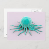 Conceptual Image of Cancer Virus 2 Postkarte (Vorne/Hinten)