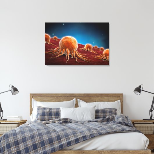 Conceptual Image of Cancer Virus 3 Leinwanddruck (Insitu (Schlafzimmer))