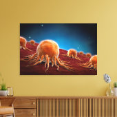 Conceptual Image of Cancer Virus 3 Leinwanddruck (Insitu (Wohnzimmer))