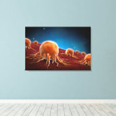 Conceptual Image of Cancer Virus 3 Leinwanddruck (Insitu (Holzboden))