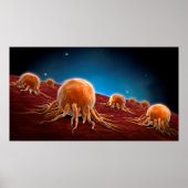 Conceptual Image of Cancer Virus 3 Poster (Vorne)