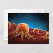 Conceptual Image of Cancer Virus 3 Postkarte (Vorne/Hinten)
