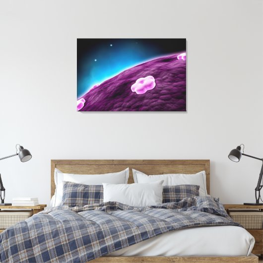 Conceptual Image of Cell Nucleus Leinwanddruck (Insitu (Schlafzimmer))