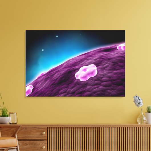 Conceptual Image of Cell Nucleus Leinwanddruck (Insitu (Wohnzimmer))