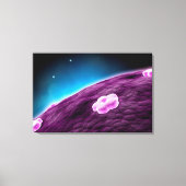 Conceptual Image of Cell Nucleus Leinwanddruck (Vorderseite)