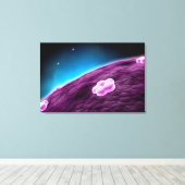 Conceptual Image of Cell Nucleus Leinwanddruck (Insitu (Holzboden))