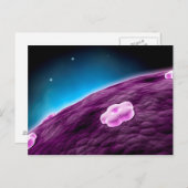 Conceptual Image of Cell Nucleus Postkarte (Vorne/Hinten)