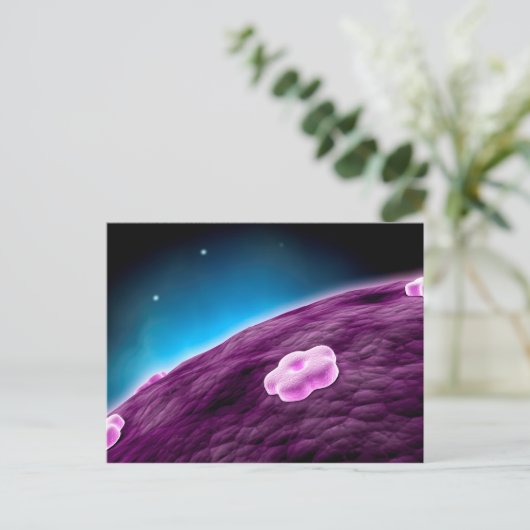 Conceptual Image of Cell Nucleus Postkarte (Stehend Vorderseite)