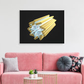 Conceptual Image of Centriole Leinwanddruck (Insitu (Wohnzimmer))