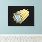 Conceptual Image of Centriole Leinwanddruck (Insitu (Holzboden))