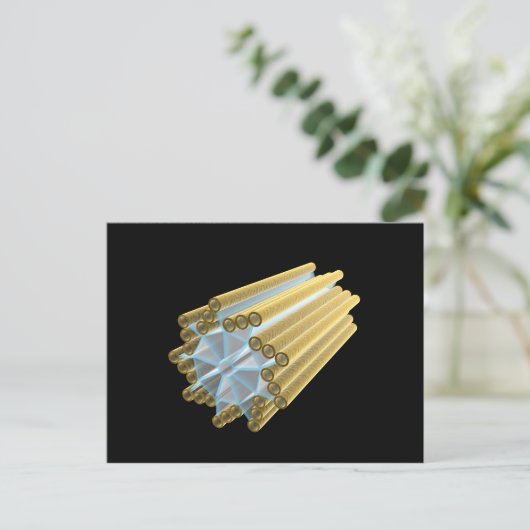 Conceptual Image of Centriole Postkarte (Stehend Vorderseite)