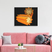 Conceptual Image of Centrioles 1 Leinwanddruck (Insitu (Wohnzimmer))