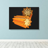 Conceptual Image of Centrioles 1 Leinwanddruck (Insitu (Holzboden))