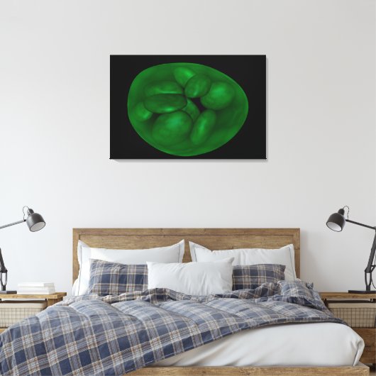 Conceptual Image of Chloroplast 2 Leinwanddruck (Insitu (Schlafzimmer))
