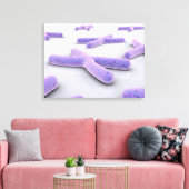 Conceptual Image of Chromosom 4 Leinwanddruck (Insitu (Wohnzimmer))