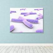 Conceptual Image of Chromosom 4 Leinwanddruck (Insitu (Holzboden))