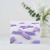 Conceptual Image of Chromosom 4 Postkarte (Stehend Vorderseite)