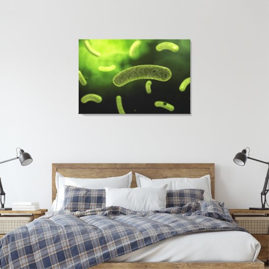 Conceptual Image of Common Bacteria Leinwanddruck (Insitu (Schlafzimmer))