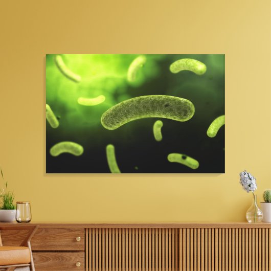 Conceptual Image of Common Bacteria Leinwanddruck (Insitu (Wohnzimmer))