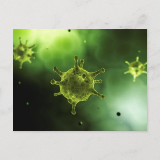 Conceptual Image of Common Virus Postkarte (Vorderseite)