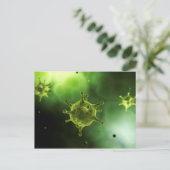 Conceptual Image of Common Virus Postkarte (Stehend Vorderseite)