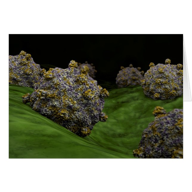 Conceptual Image of Coxsackievirus 1 (Vorderseite (Horizontal))