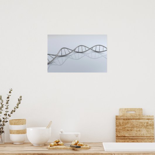 Conceptual Image of DNA 1 Poster (Küche)
